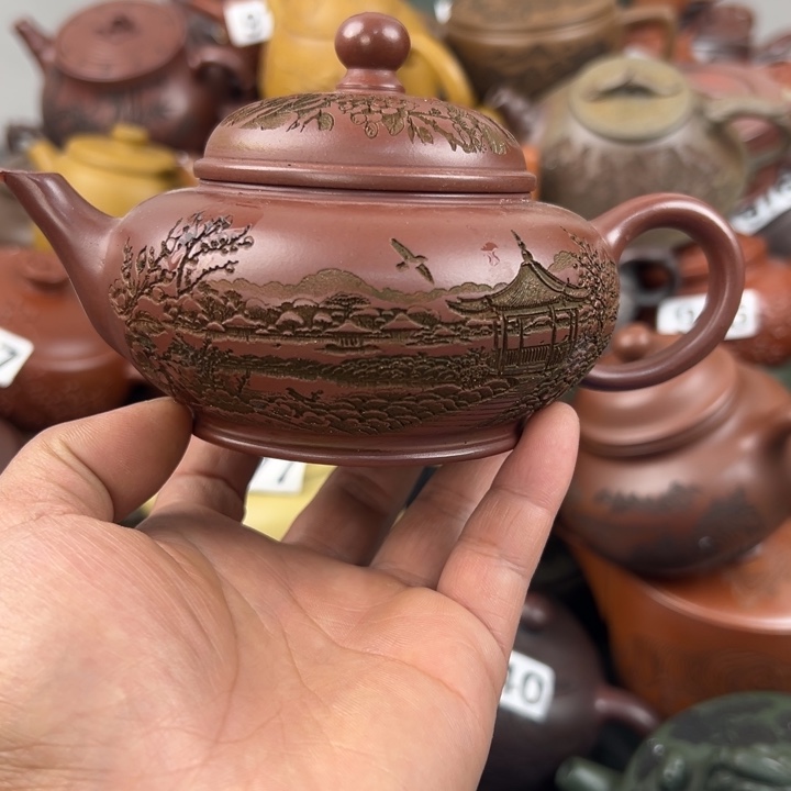 茶壶紫砂紫砂壶微瑕