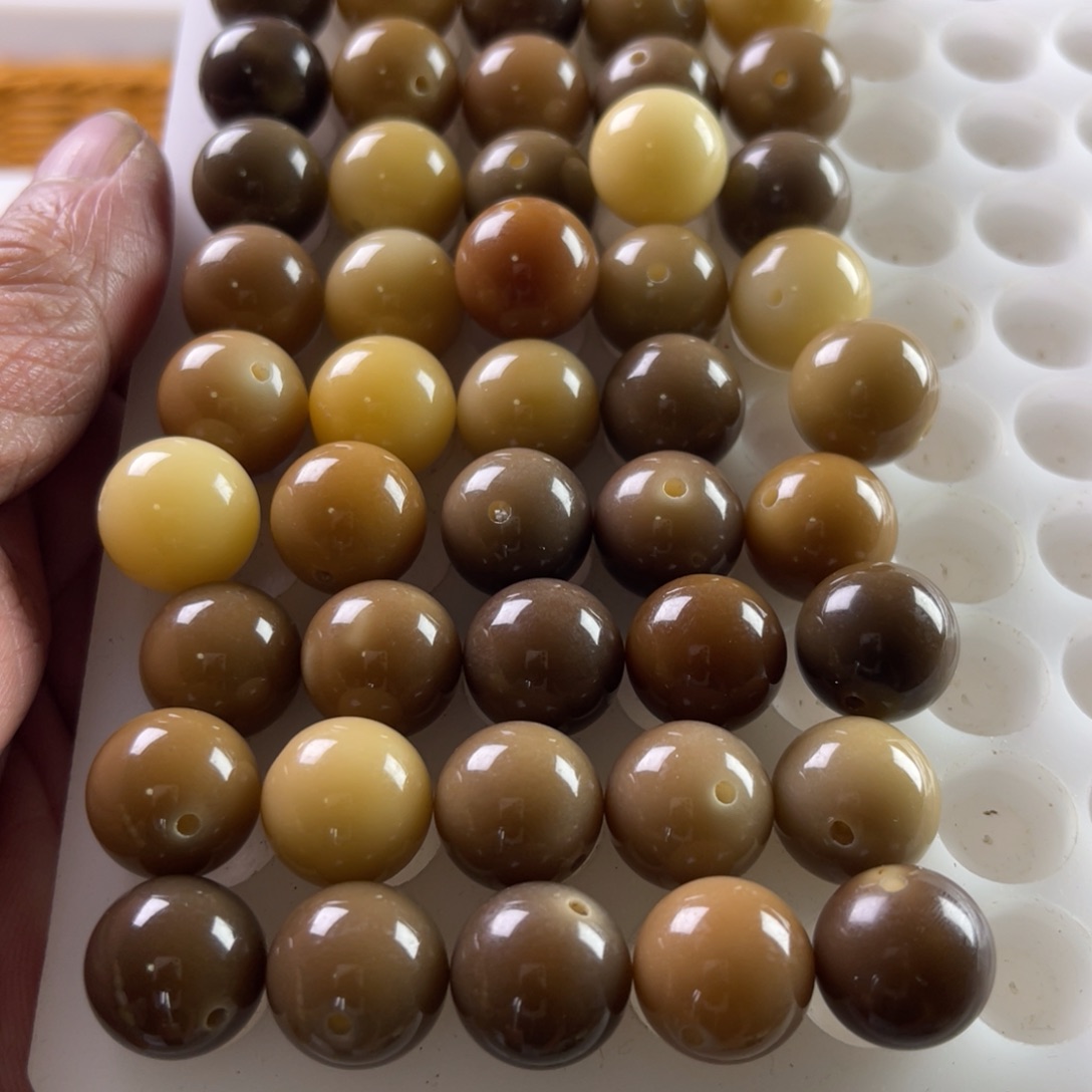 白玉菩提吊坠精品14爷爷的茶50颗