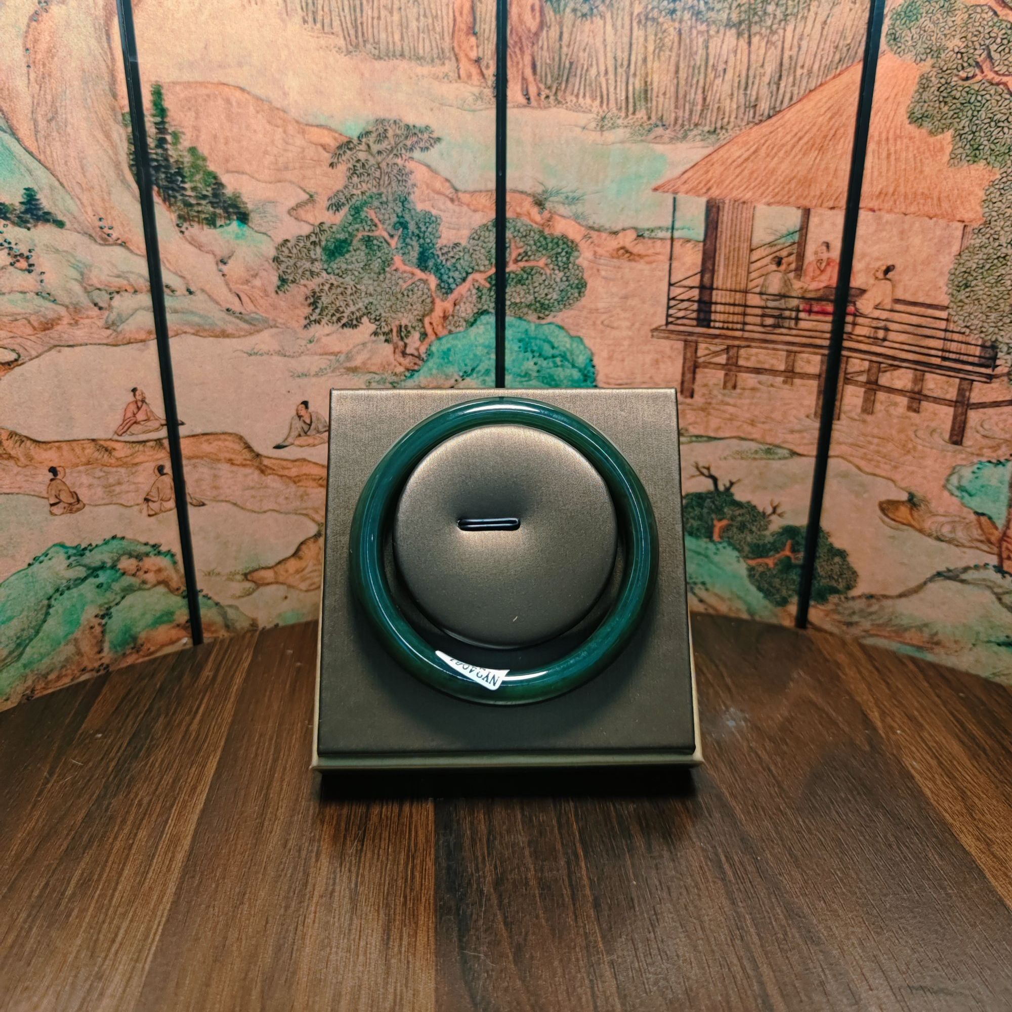 U和田玉手镯（卡55+）0904