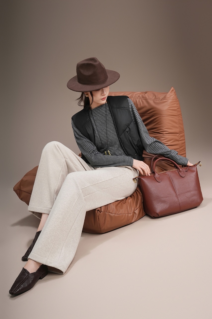 25555秋冬女士女童加厚羊毛直筒裤