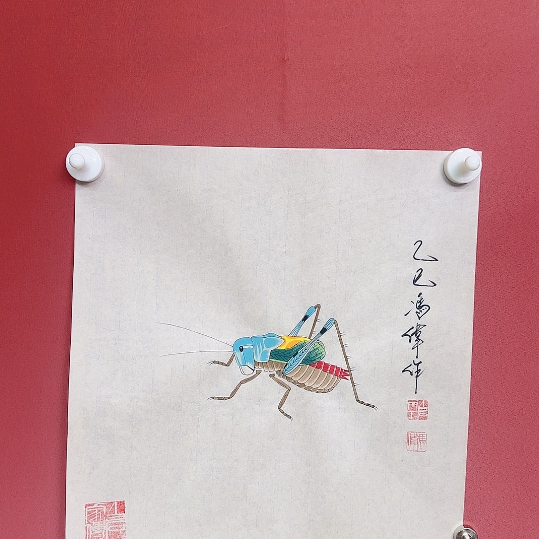 国画冯伟老师手绘作品 