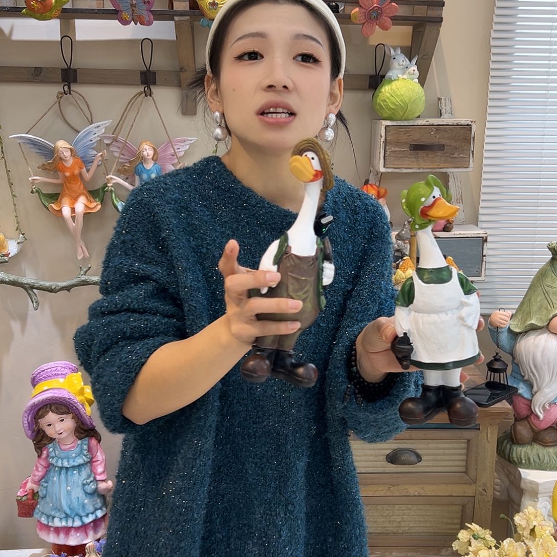 花园摆件红红火火