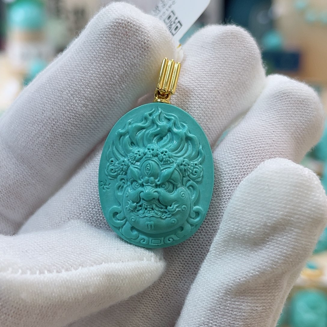 绿松石珠宝奇石未镶嵌