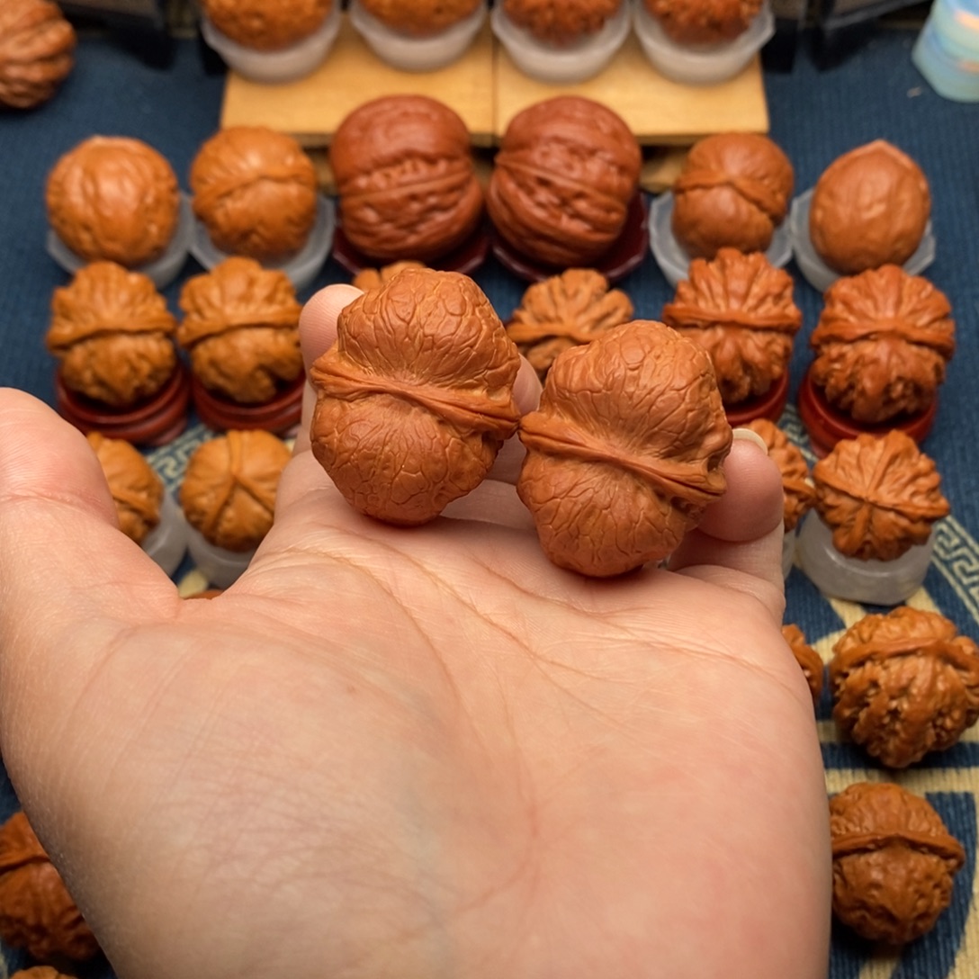 把件文玩核桃香妃元宝