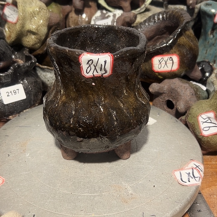 粗陶花盆制作就这样了，