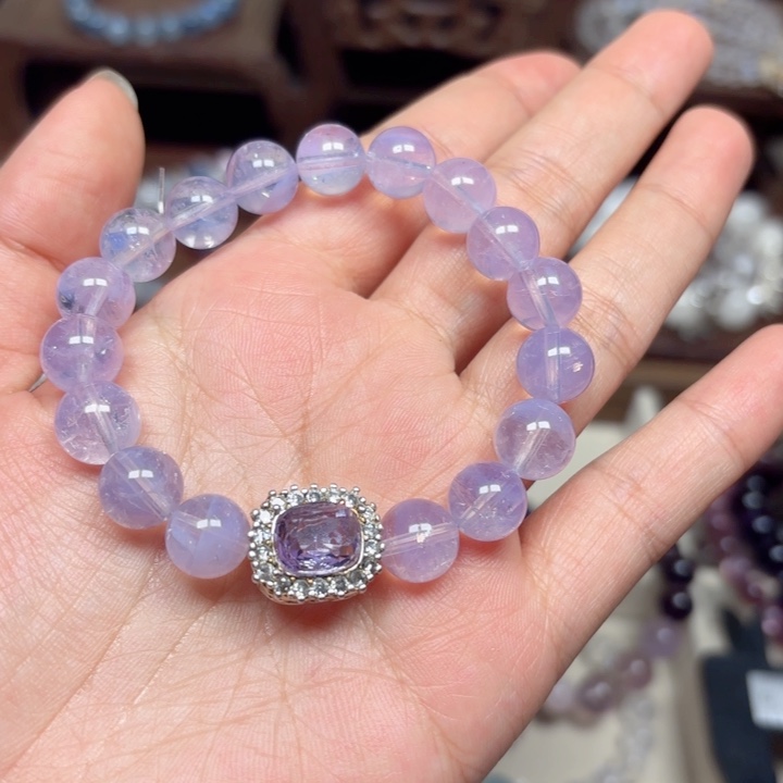 水晶手链未镶嵌S**。拍两单