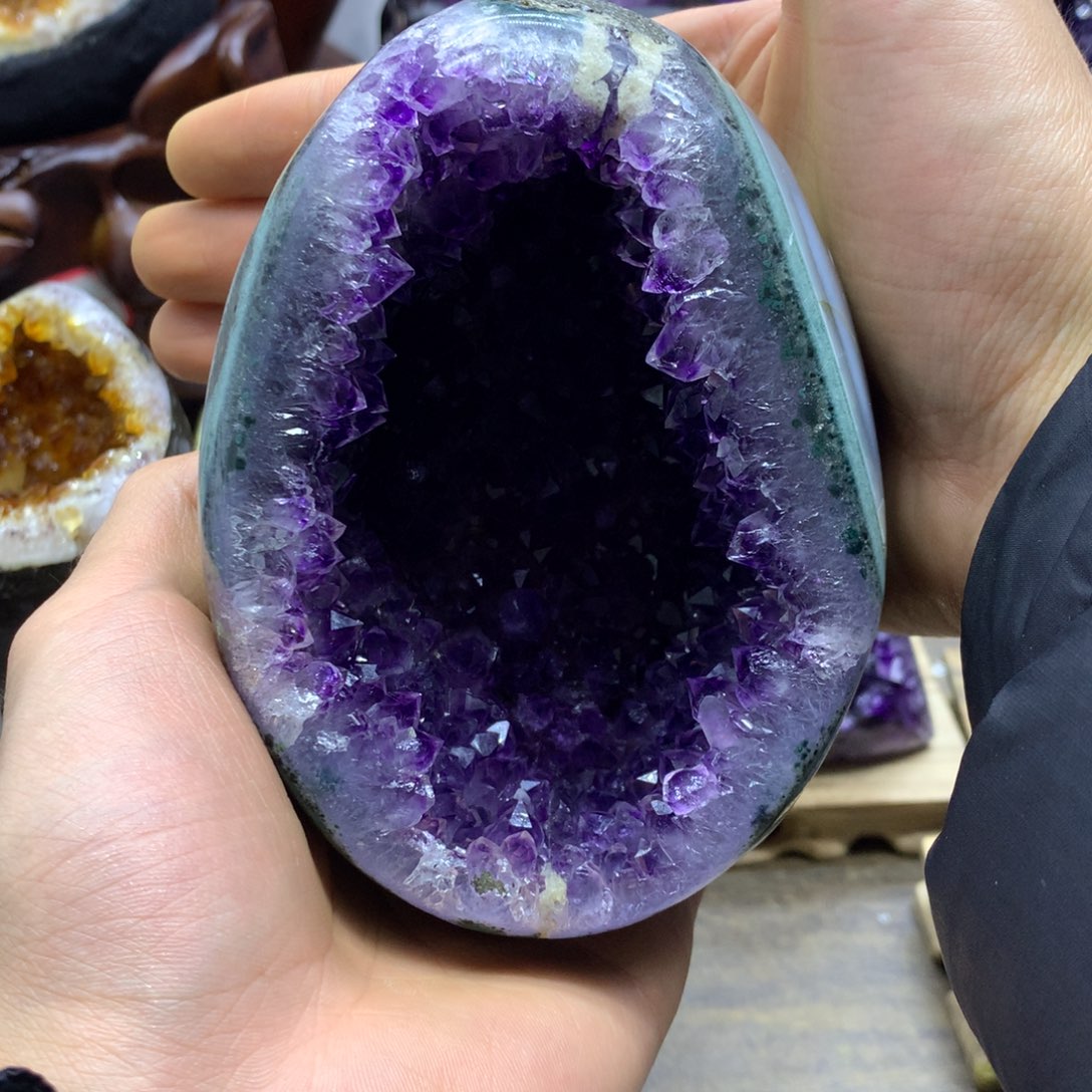 紫晶大型摆件（非配饰）未镶嵌金*