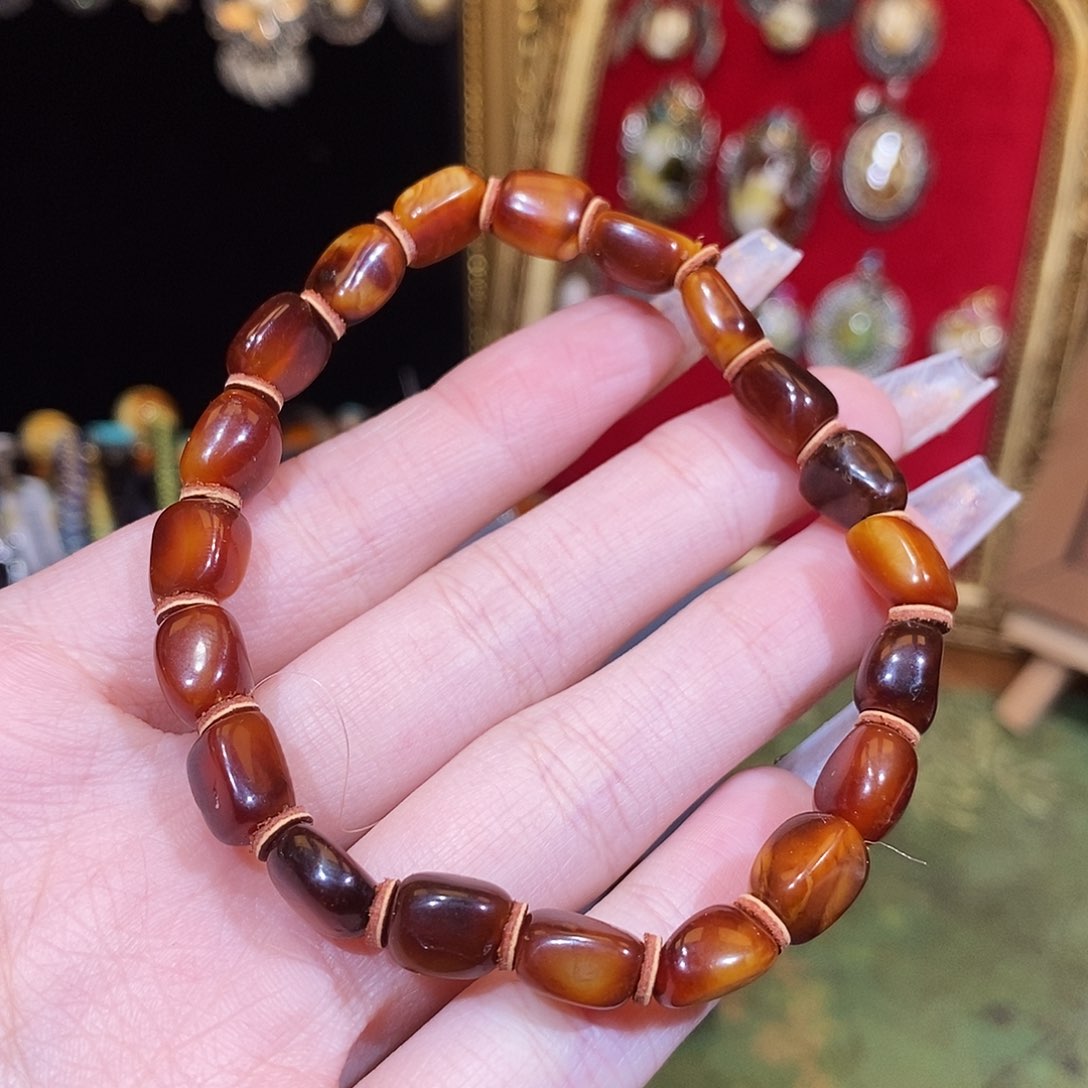 琥珀手链未镶嵌手串