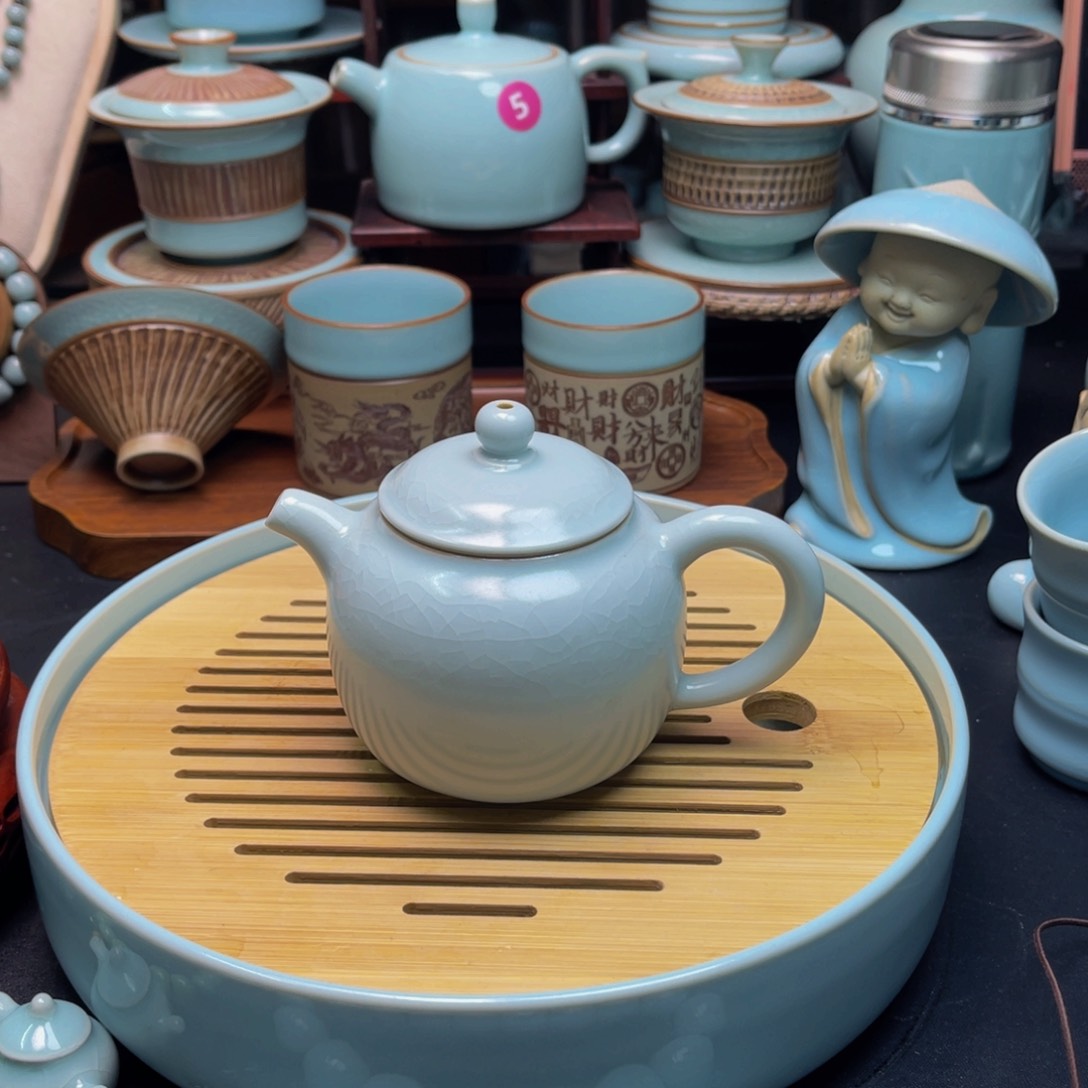 【闪购商品】摆件瓷河南原产地汝瓷茶器专场，一个杯