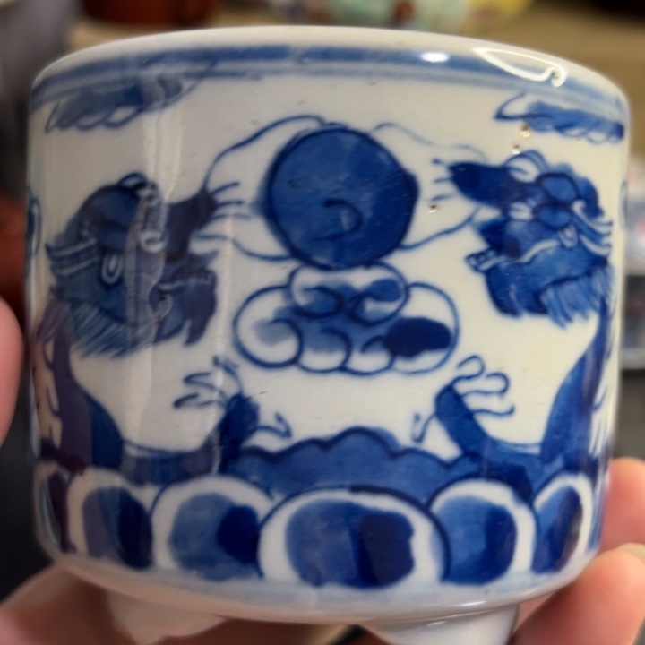 瓷片巴**风青花瓷器青花瓷器