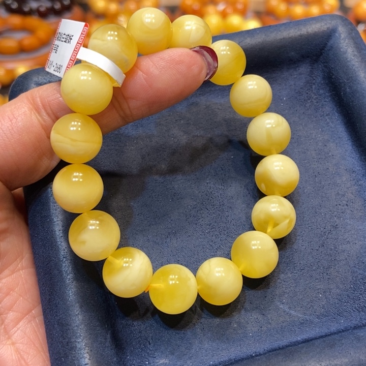 琥珀手链未镶嵌蜜蜡