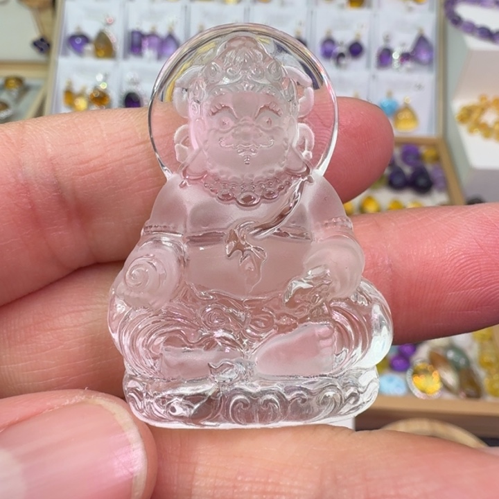水晶颈饰未镶嵌吊坠