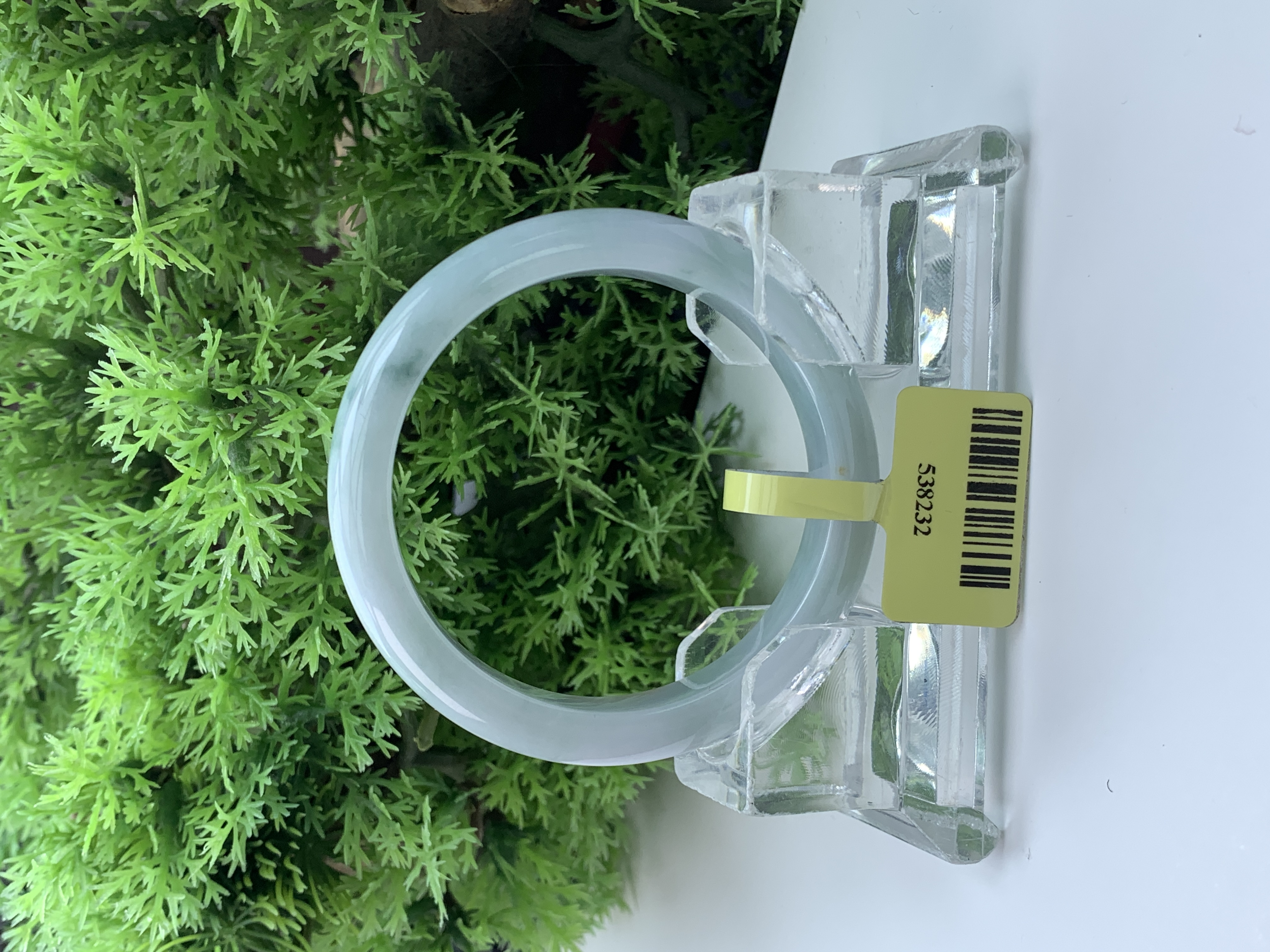 【刘思懿】天然缅甸A货翡翠手镯-K-9