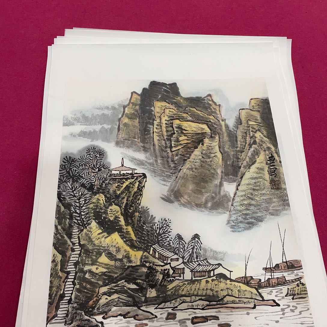 国画1.4平尺国画作品