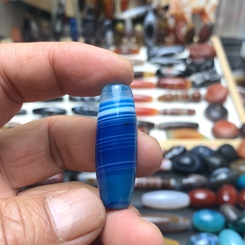 玛瑙/玉髓颈饰合金