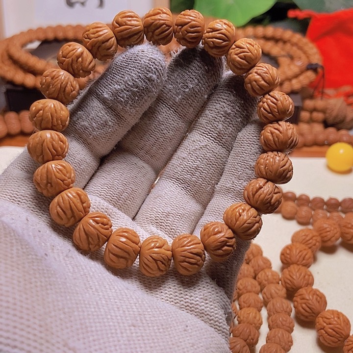 手串桃核极*鸟龙纹桃核