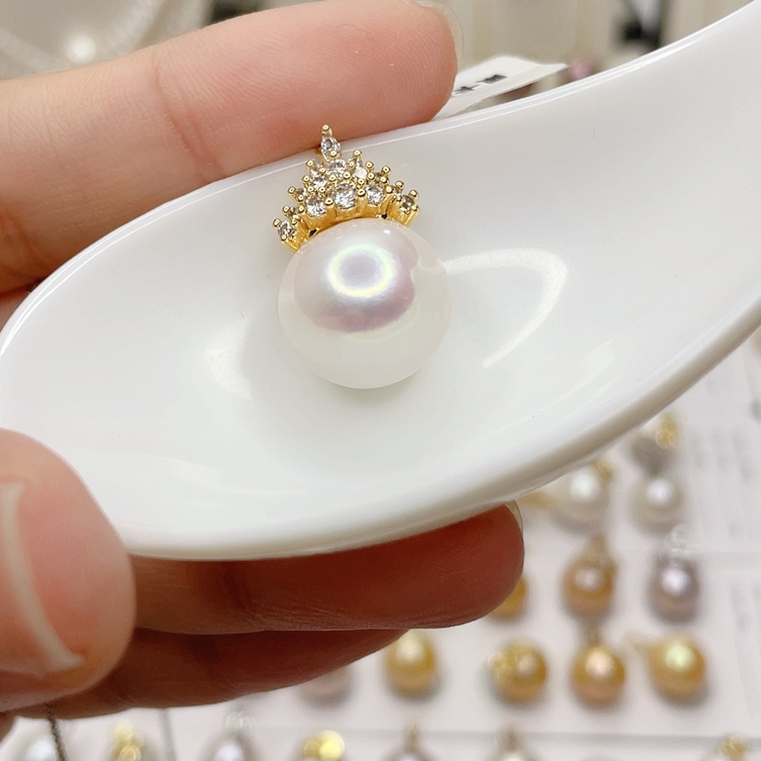 淡水珍珠合金吊坠(赠链)