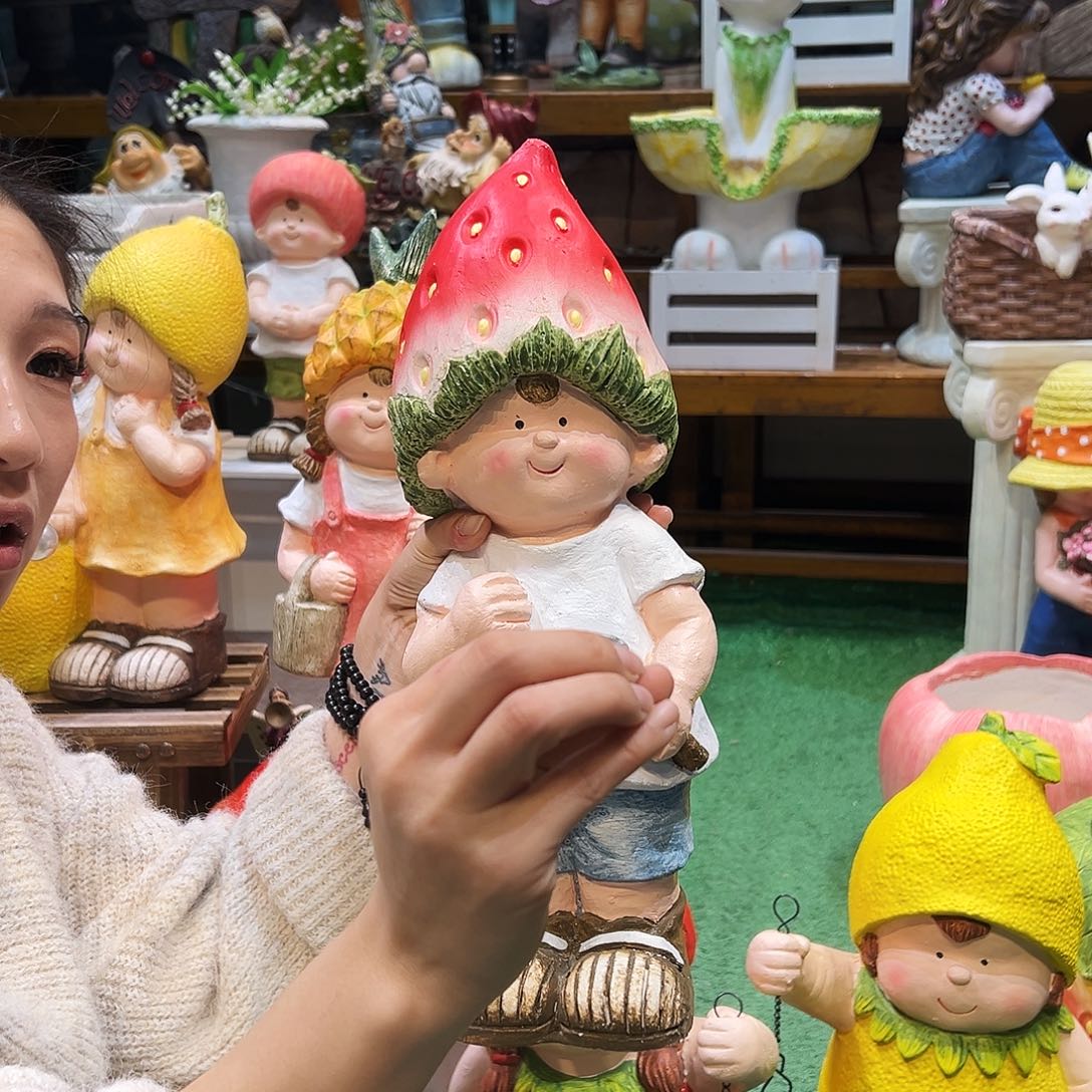 花园摆件红红火火