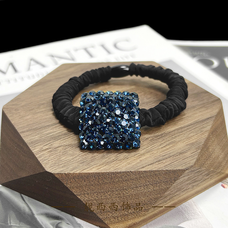 【LXX靓西西】7187 发圈简约百搭方形高弹力面膜发圈