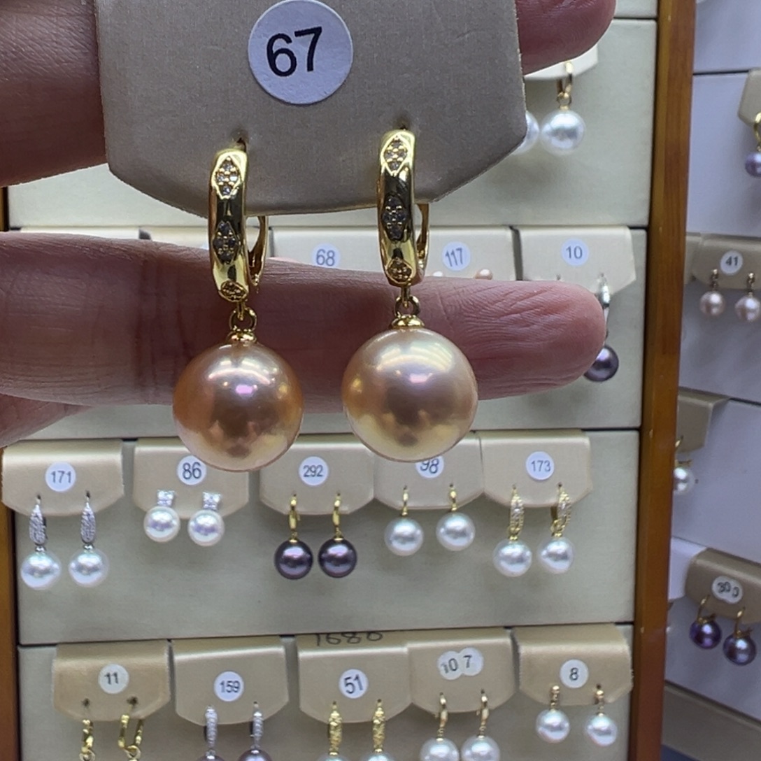 未镶嵌耳饰淡水珍珠