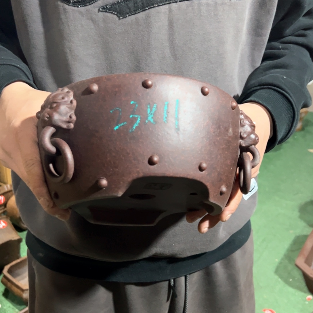 紫砂花盆紫砂花盆