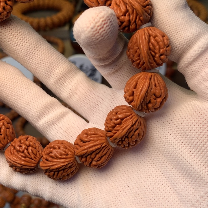 手串桃核秦岭龙纹