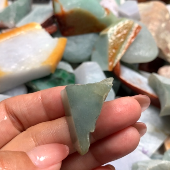 翡翠散珠翡翠边角料