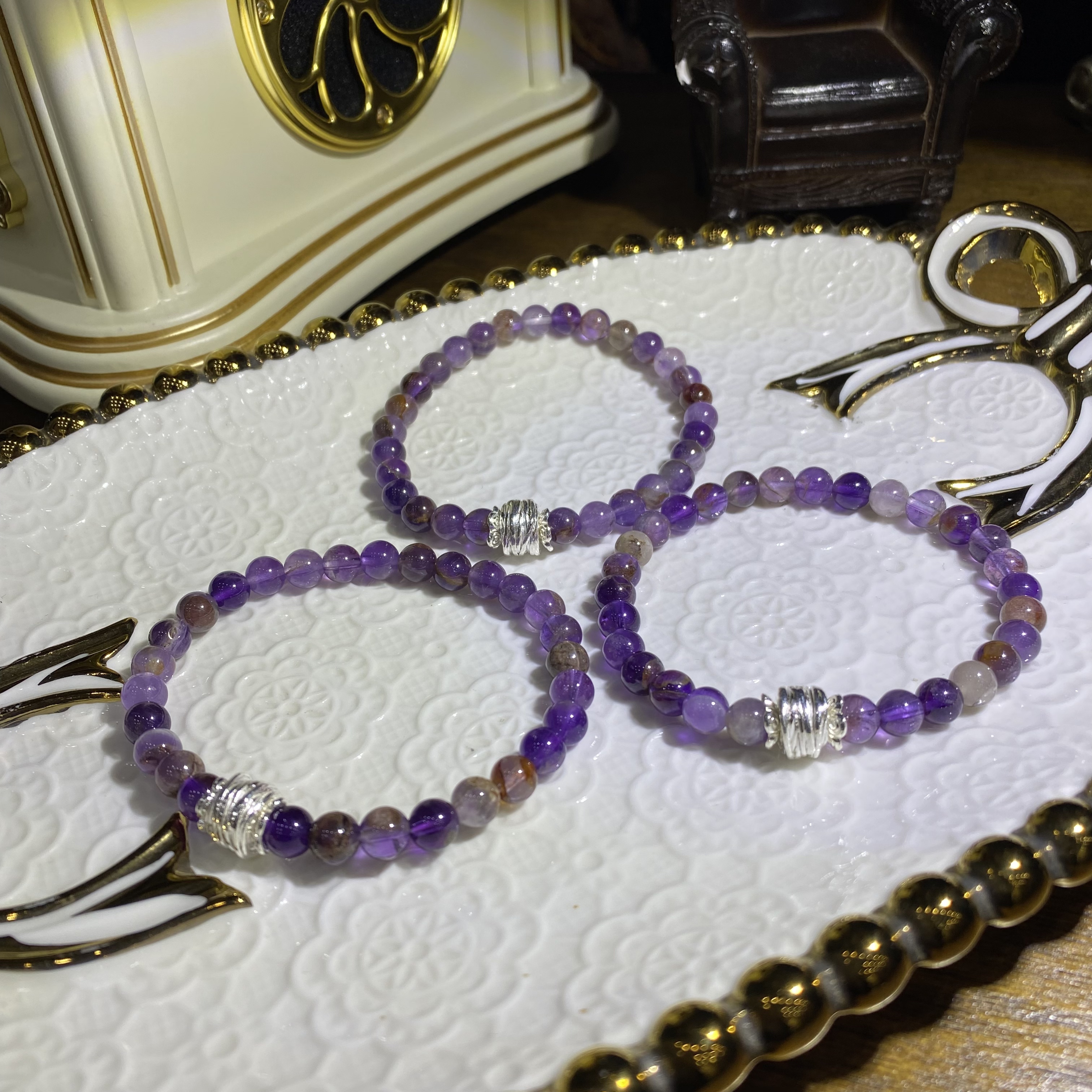 极光23九紫离火水晶手链-多样性发其一C636