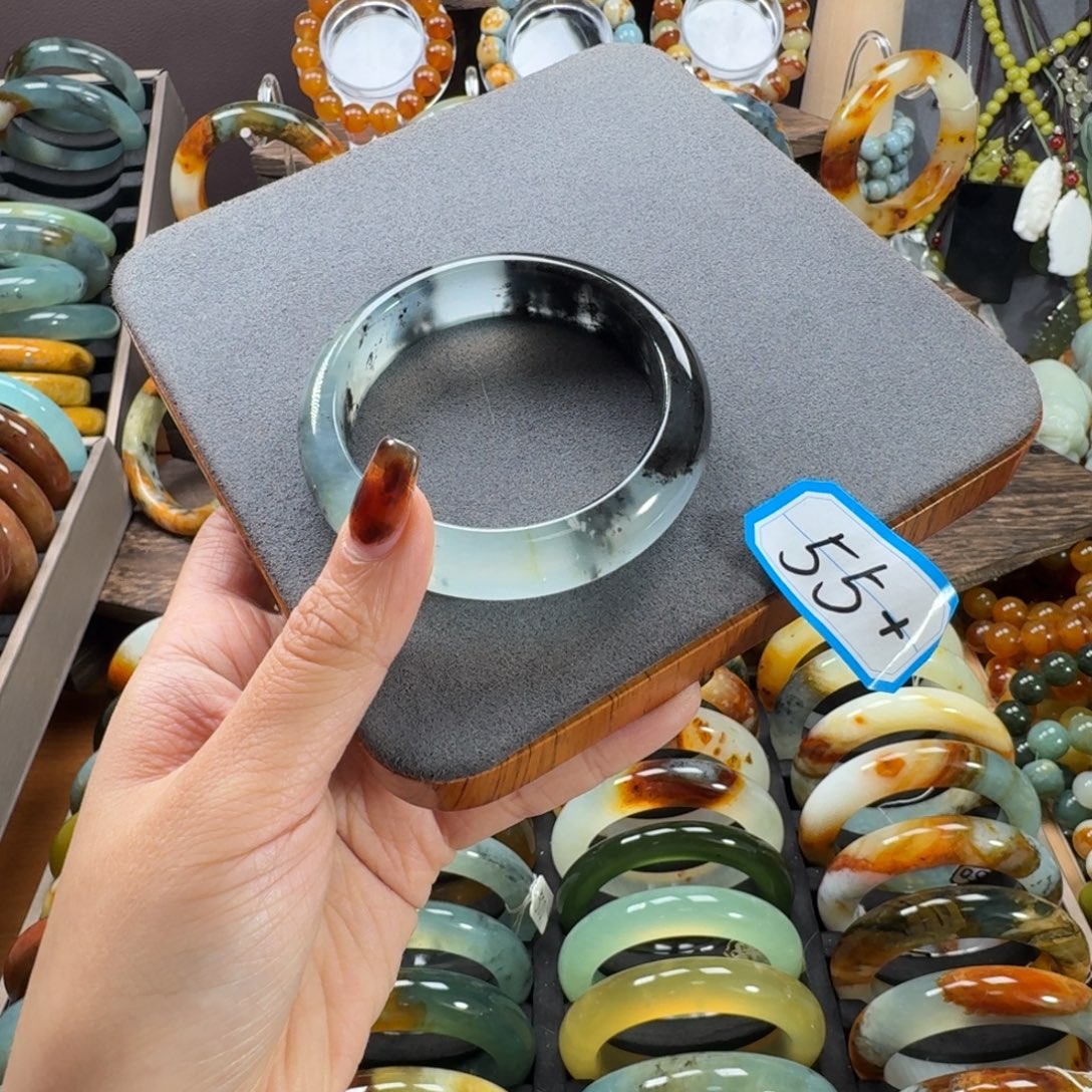 蛇纹石玉合金手镯