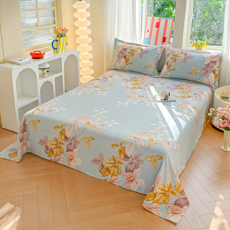 加厚加大磨毛直角边床单-轻语