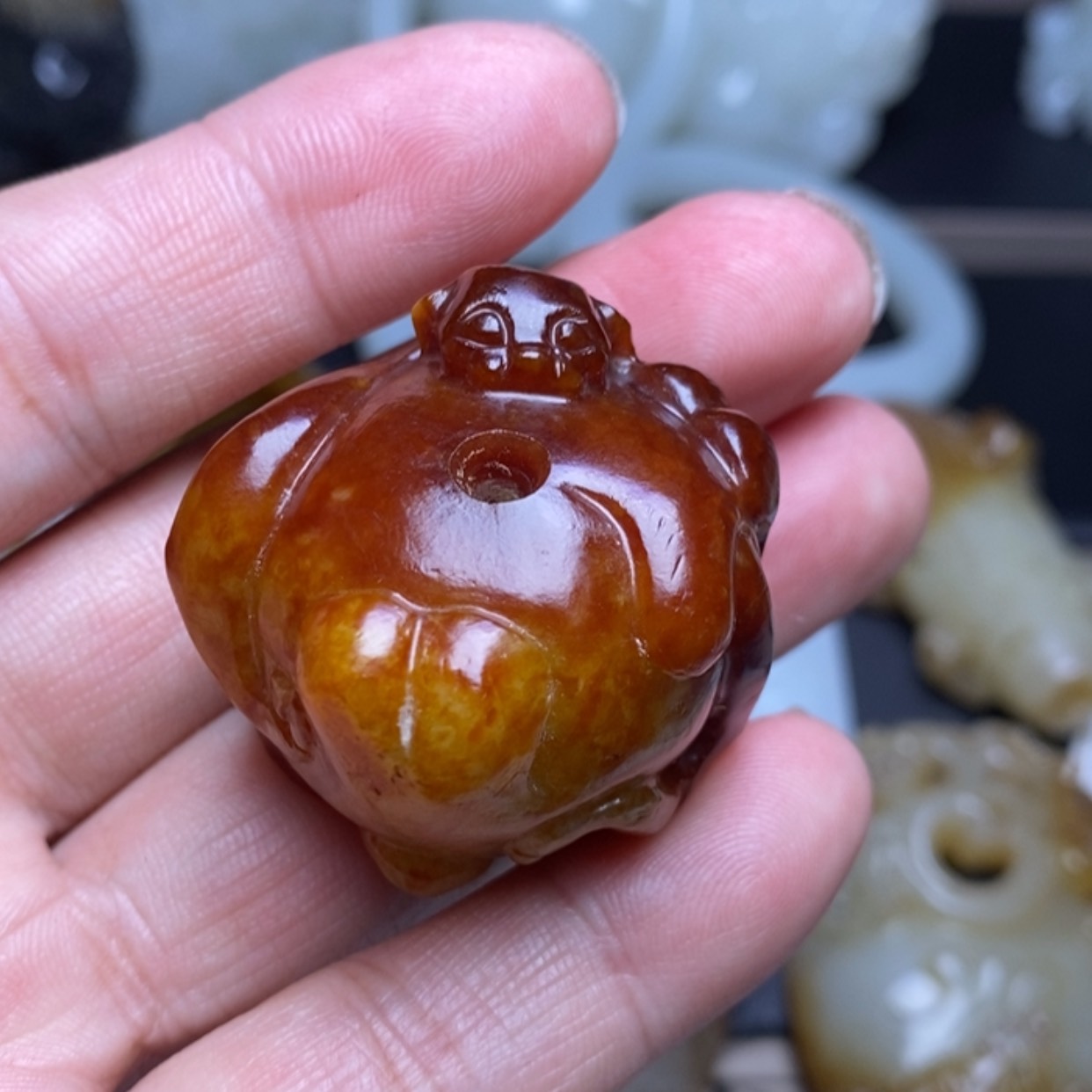 【闪购商品】和田玉（糖玉）颈饰未镶嵌