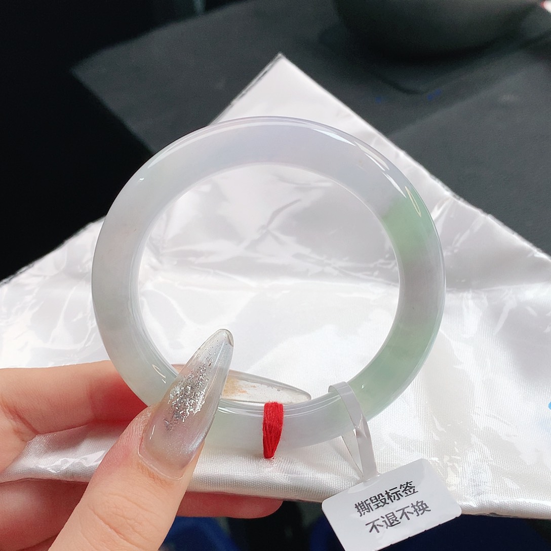 未镶嵌手镯翡翠圆条54
