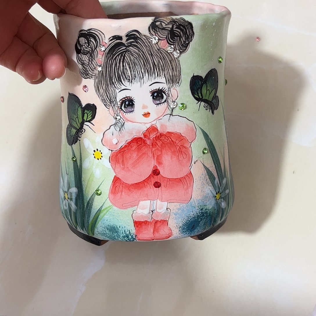 景德镇陶瓷花盆景德镇陶瓷花盆