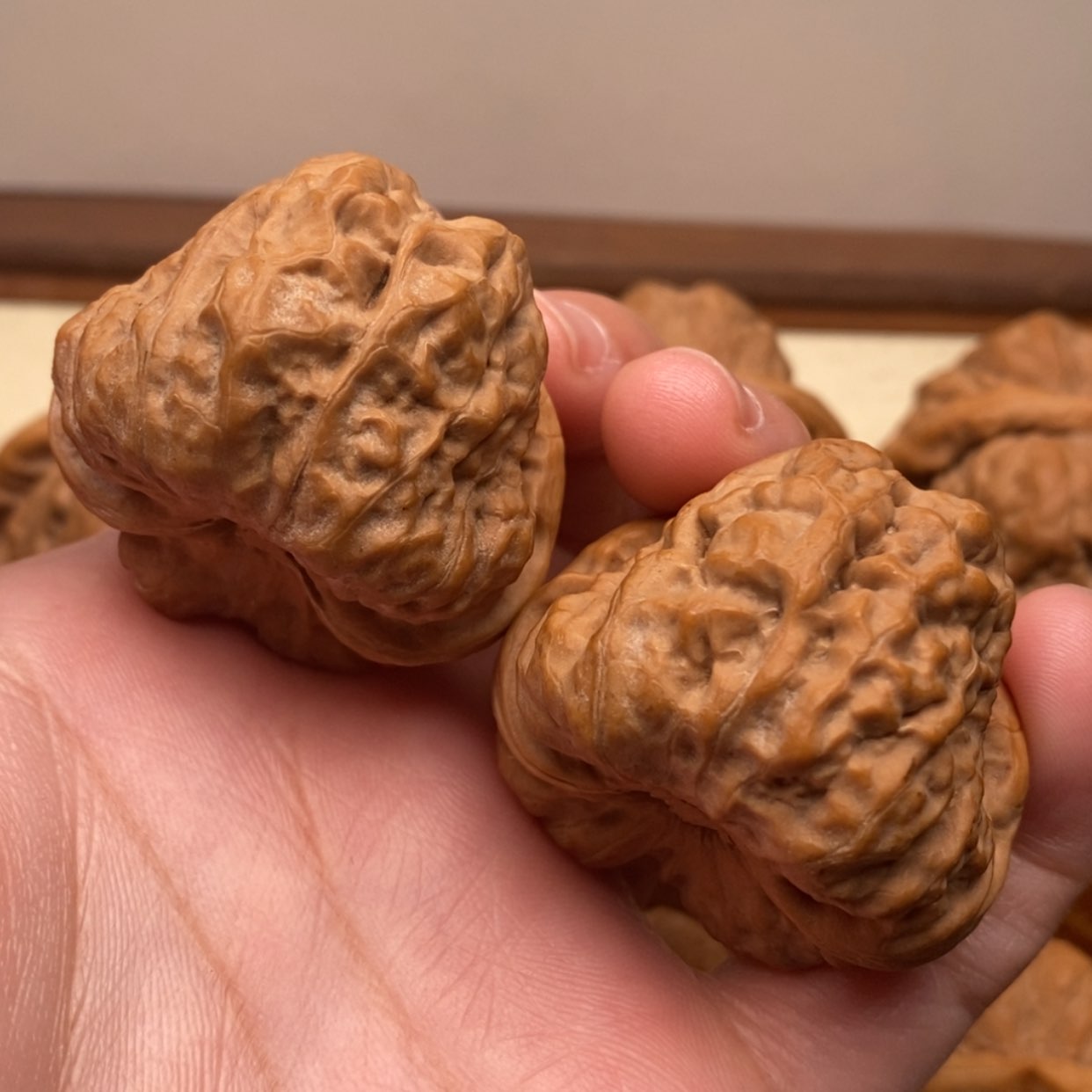 【闪购商品】把件文玩核桃大蹬腿边39左右