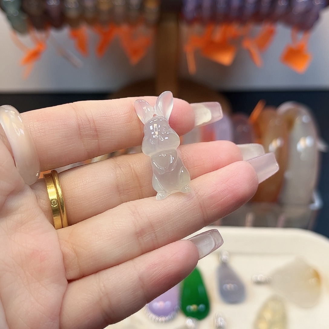 玛瑙/玉髓银S925镶嵌颈饰