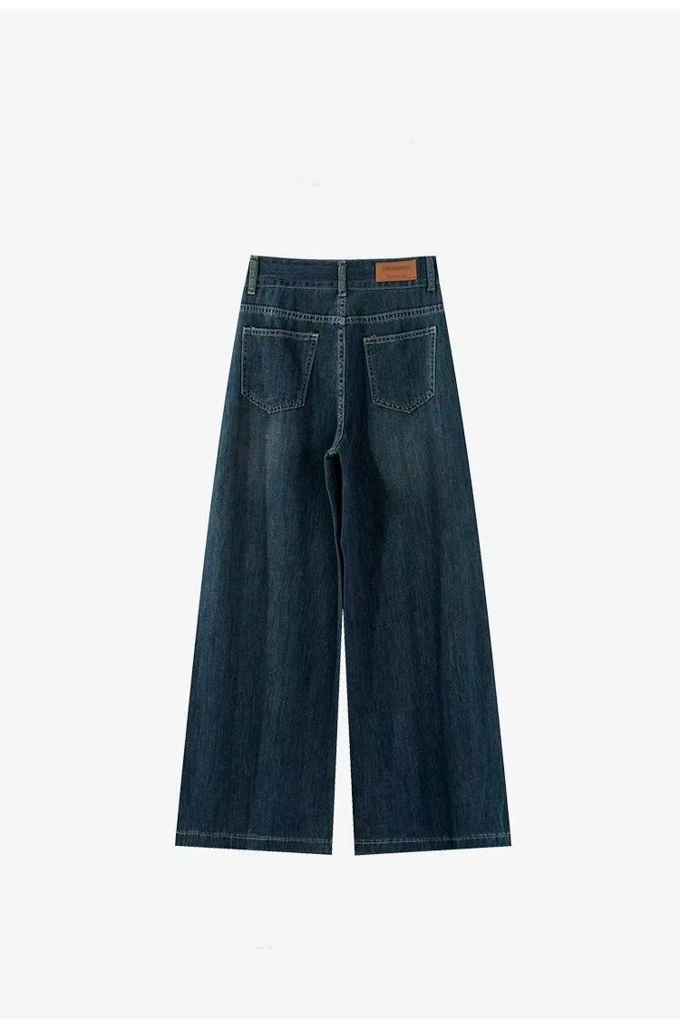 牛仔裤女裤直筒宽松【直播间过款】