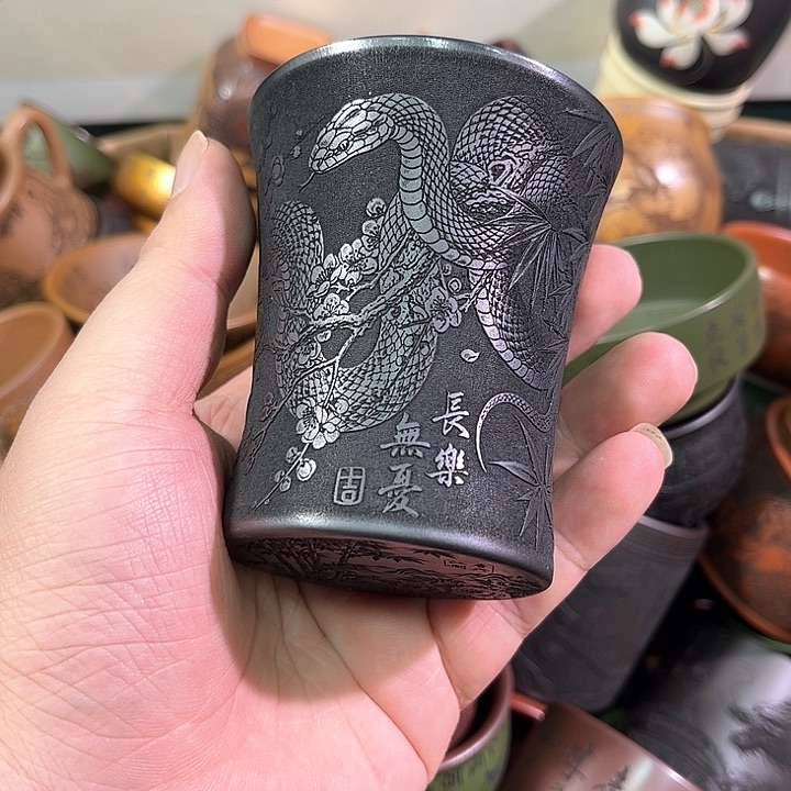 茶杯紫砂全手工紫砂主人杯