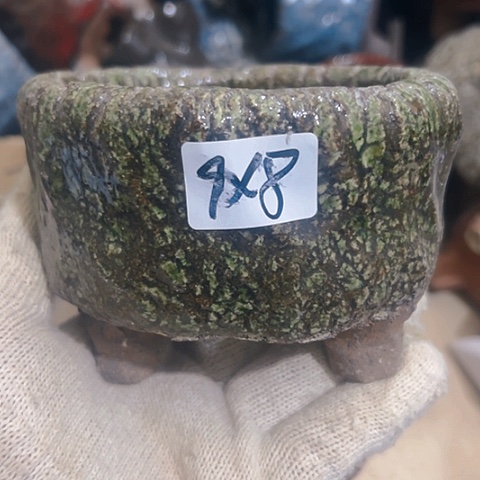 红陶粗陶花盆手工