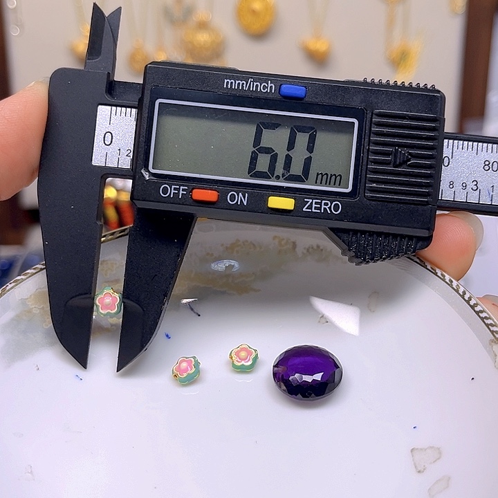 紫晶颈饰银S925镶嵌紫晶925镶嵌105