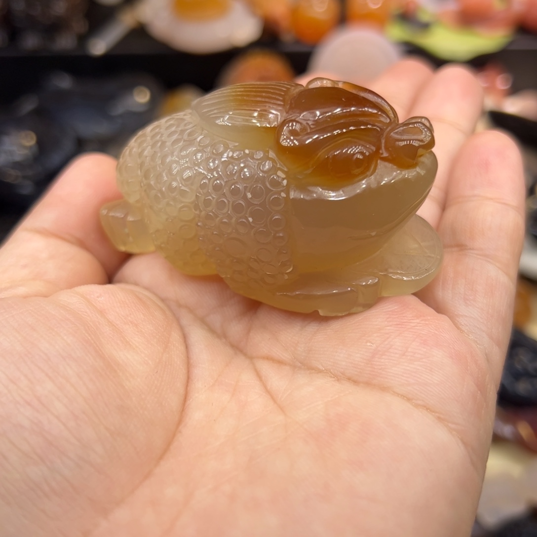 玛瑙/玉髓未镶嵌挂件/手玩/摆件
