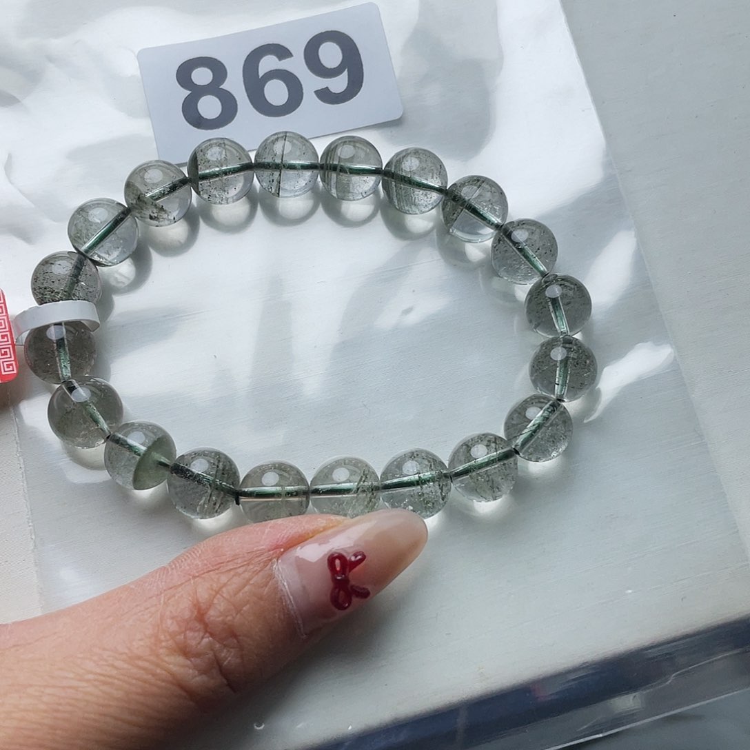 水晶手串869。未镶嵌