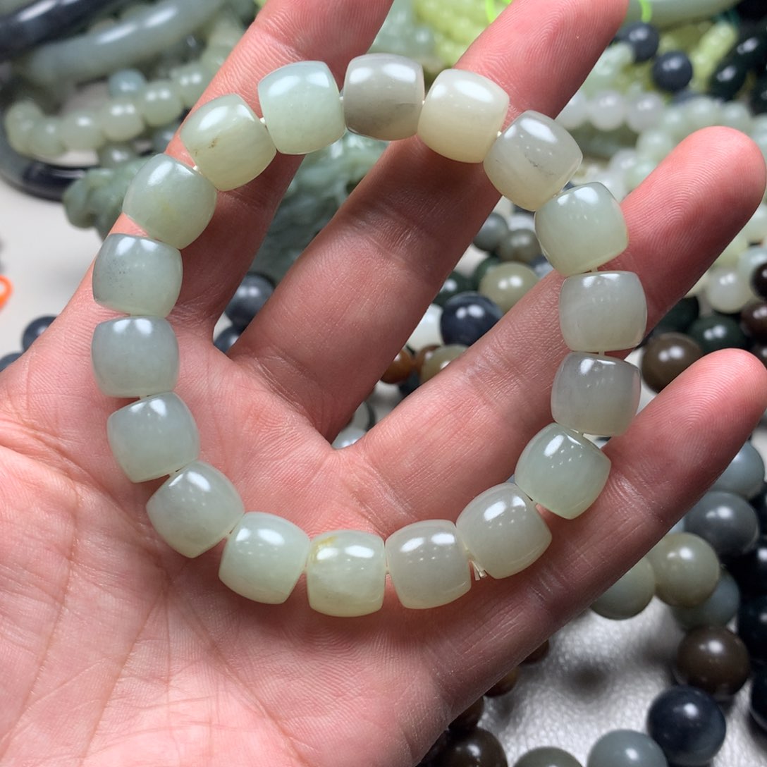 未镶嵌和田玉手链❤️****