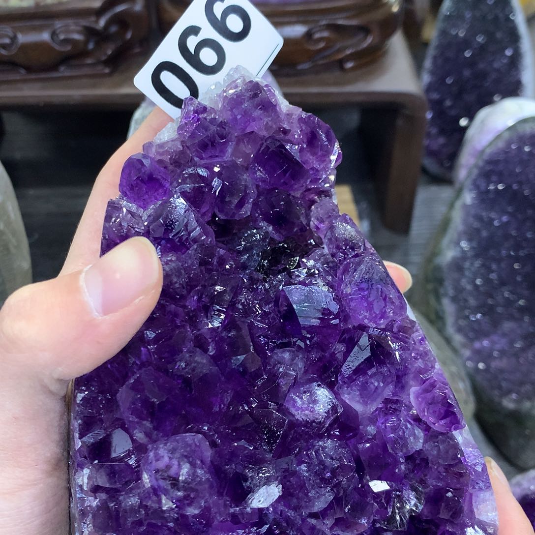 紫晶珠宝半成品未镶嵌066