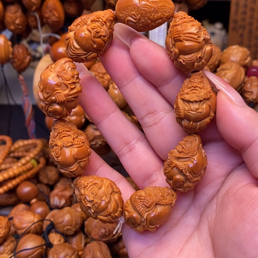 橄榄核手串/手链钟馗捉鬼