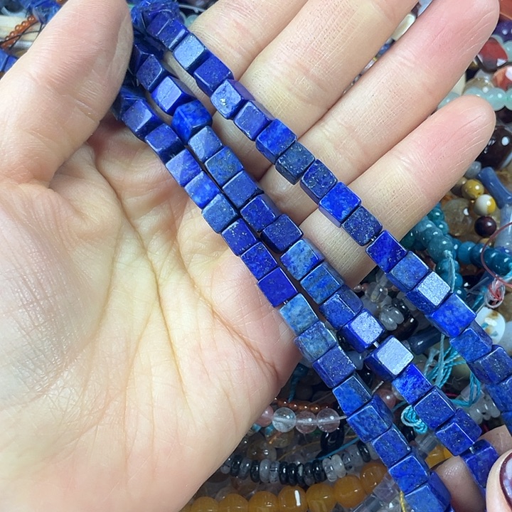 查罗石散珠合金卡6青金方块一条