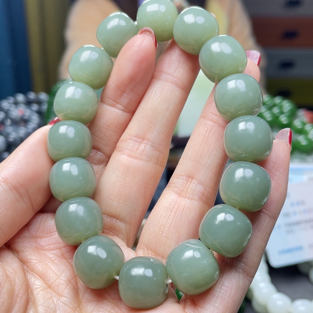 和田玉手链未镶嵌