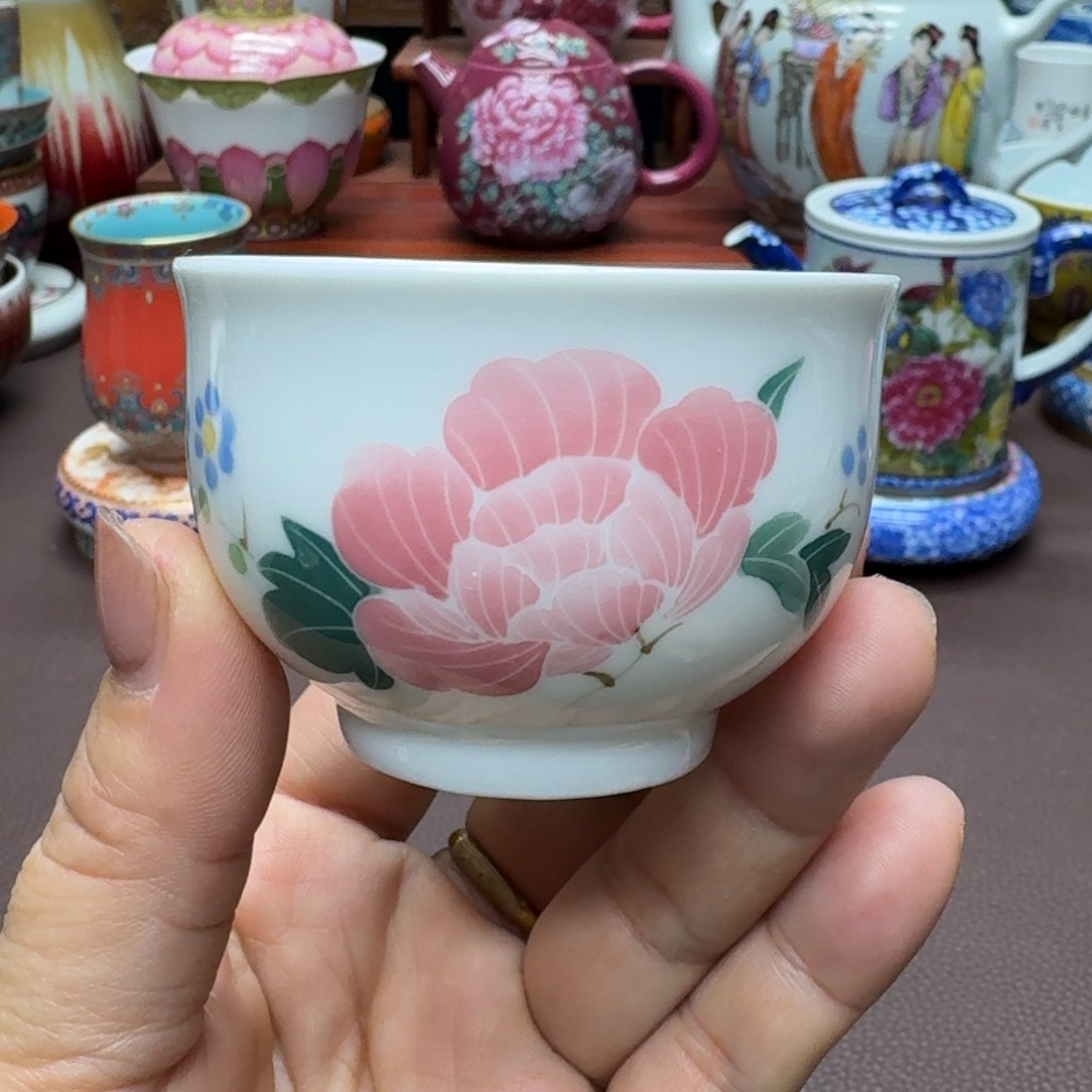 瓷片景德镇仿古手工制作精品展示