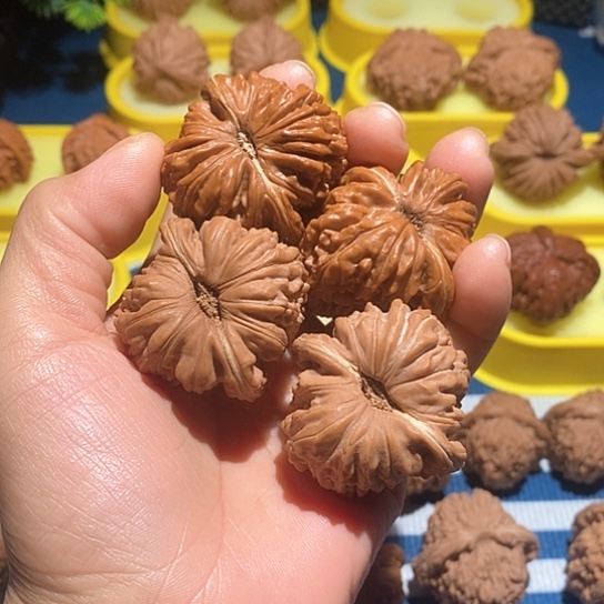 把件文玩核桃拱桥楼 三角楼