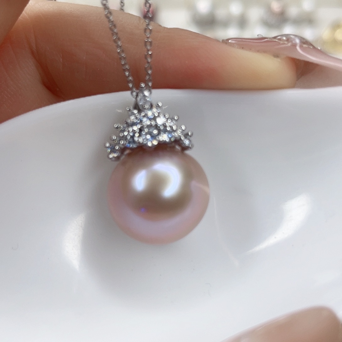 淡水珍珠未镶嵌吊坠(赠链)