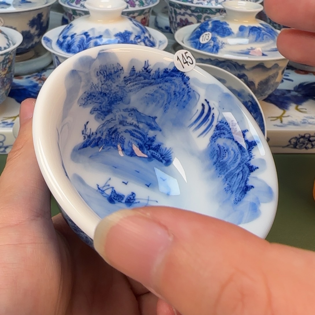 彦祖纯手工手绘茶具145